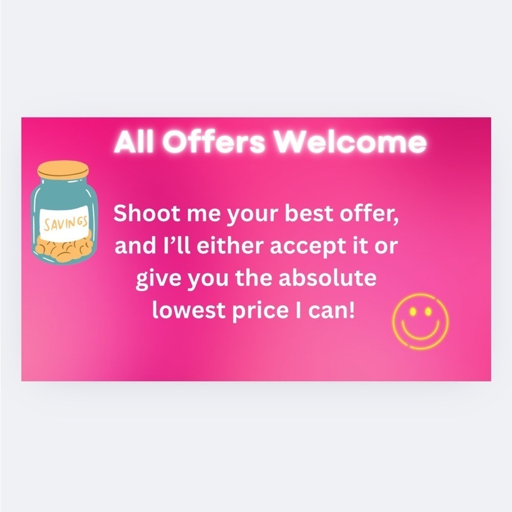 ALL OFFERS WELCOME!!